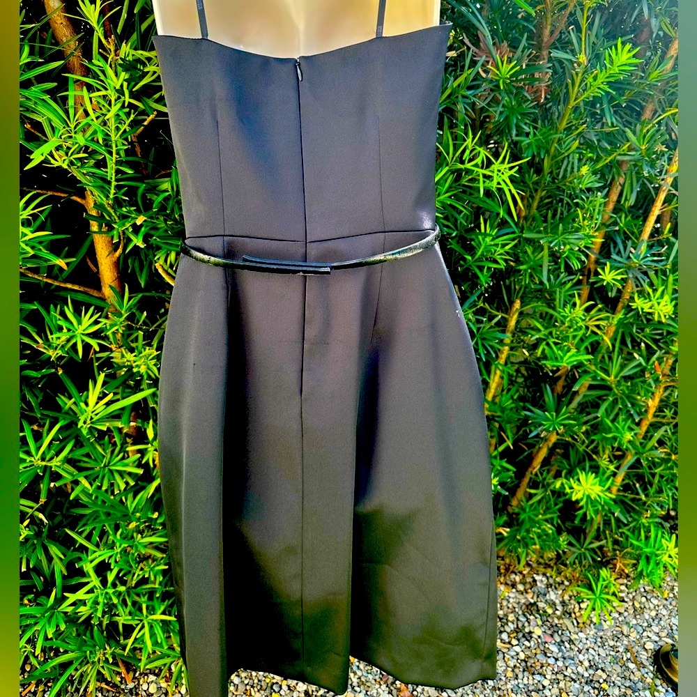 ‼️VINTAGE‼️ NEW, never worn, satin, 35YO mint cond. strapless dress by Laundry - Picture 2 of 10